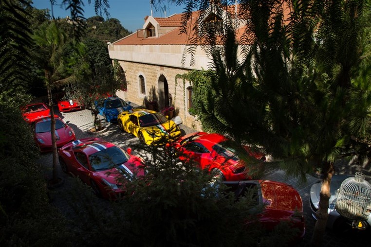 Ferrari Club Ride to Beiteddine